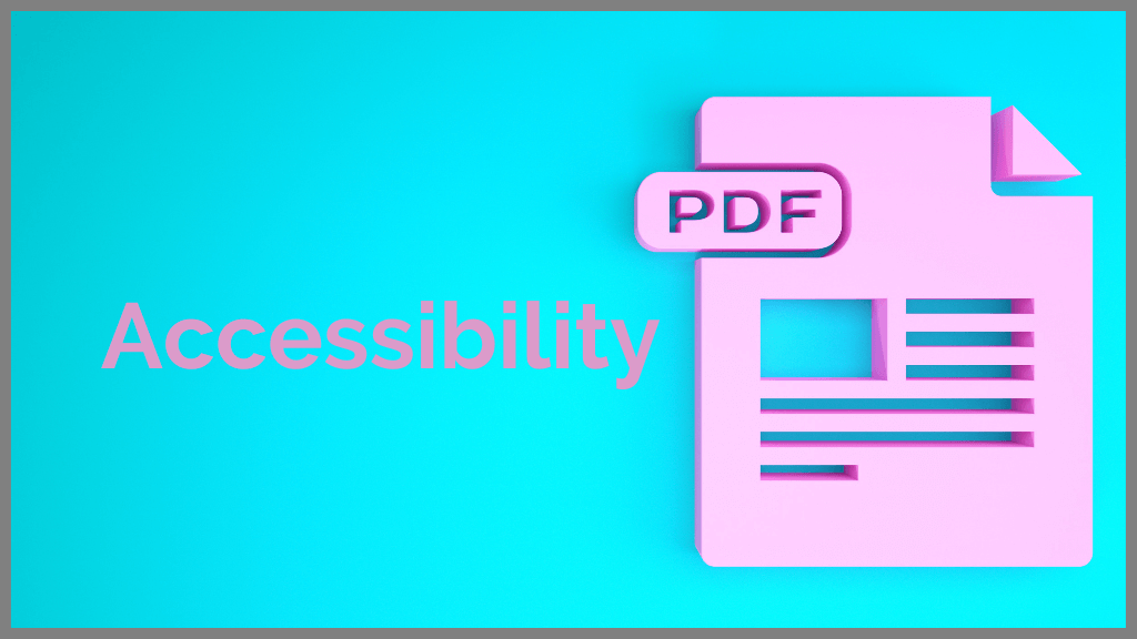 PDF can be made accessible