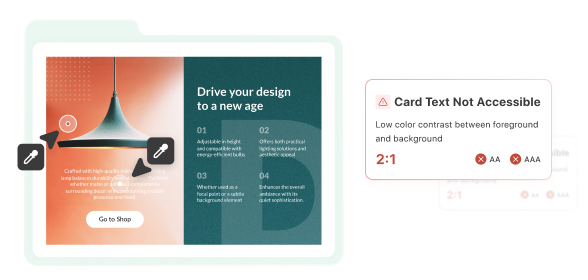 Wie interpretiert man Farbkontrastverhältnisse?