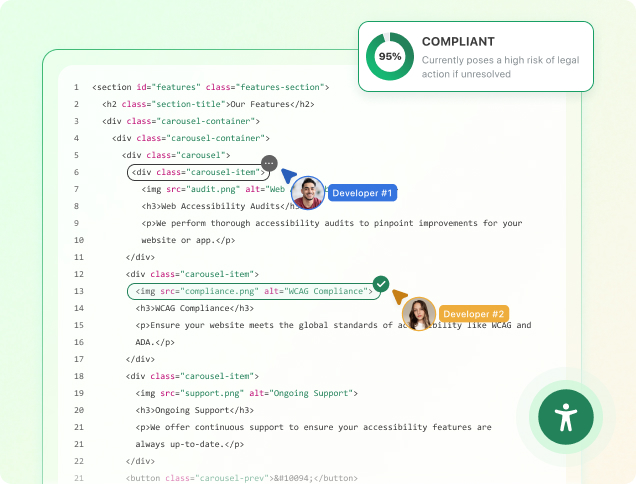 Accessibility Implementation Support