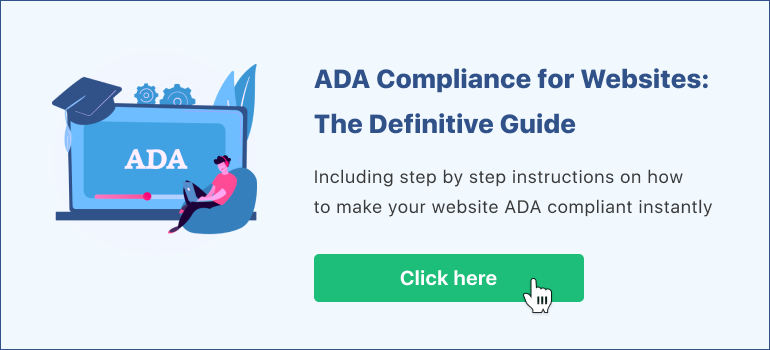 ADA guide banner