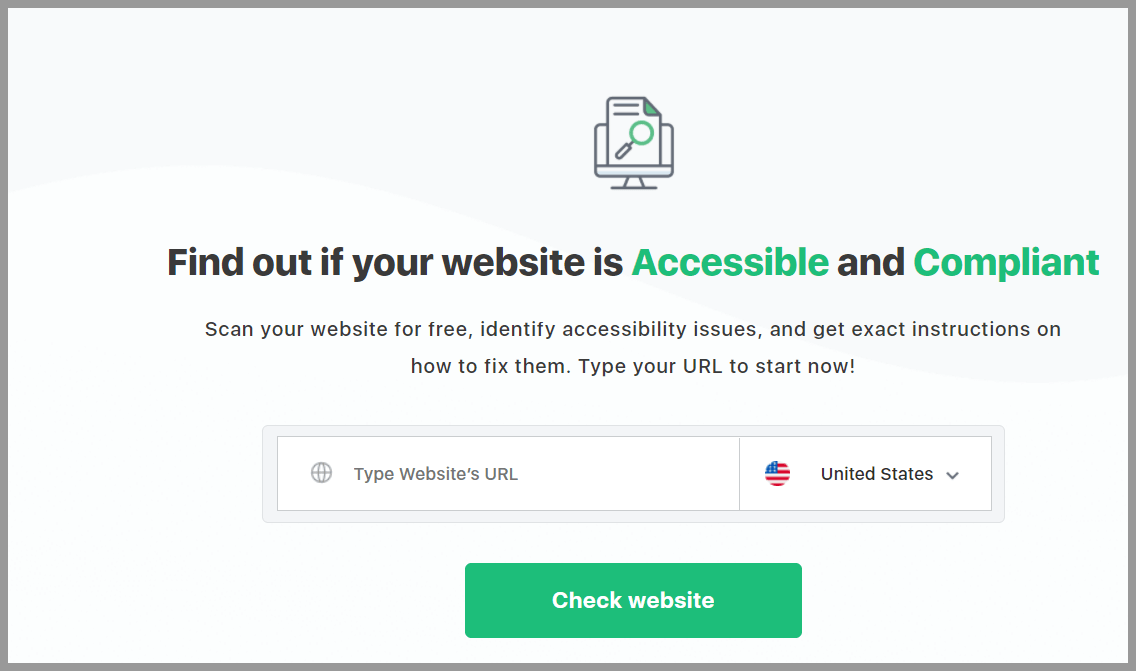 Accessibility checker #2