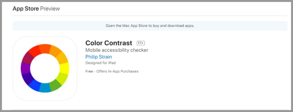 Color contrast for iOS by UserLight