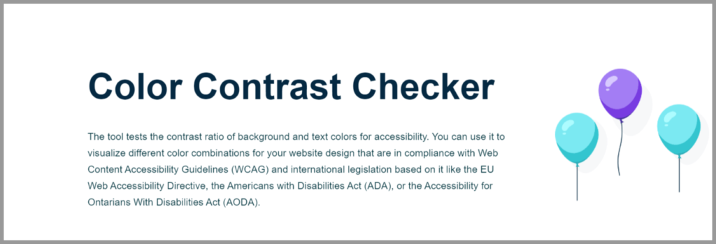 Monsido Contrast Checker