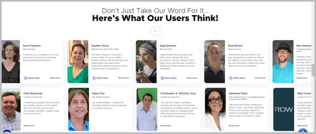 userway customers