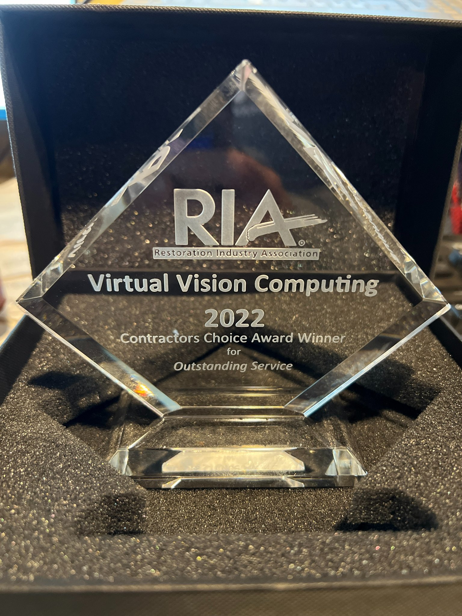 Virtual Vision Computing - 2022 Contractor's Choice Award Winner for Outstanding Service