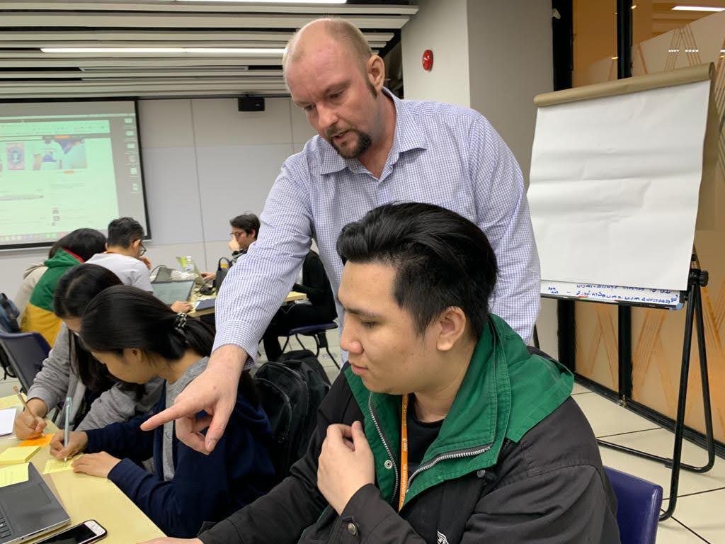 Carl Heaton accessibility expert teaching 2