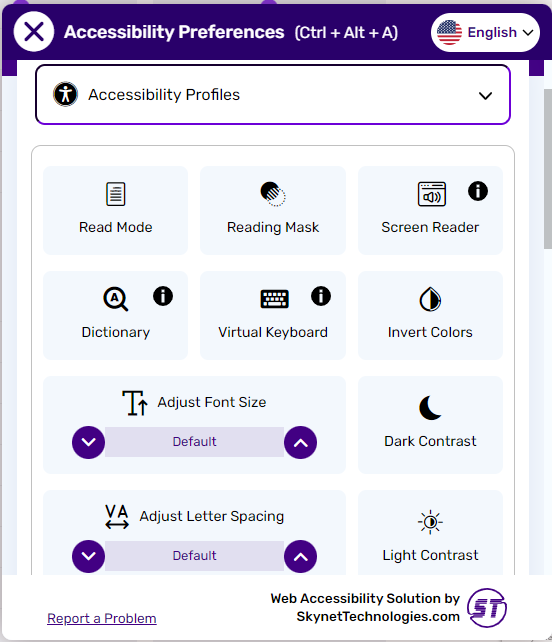 All in One Accessibility Features