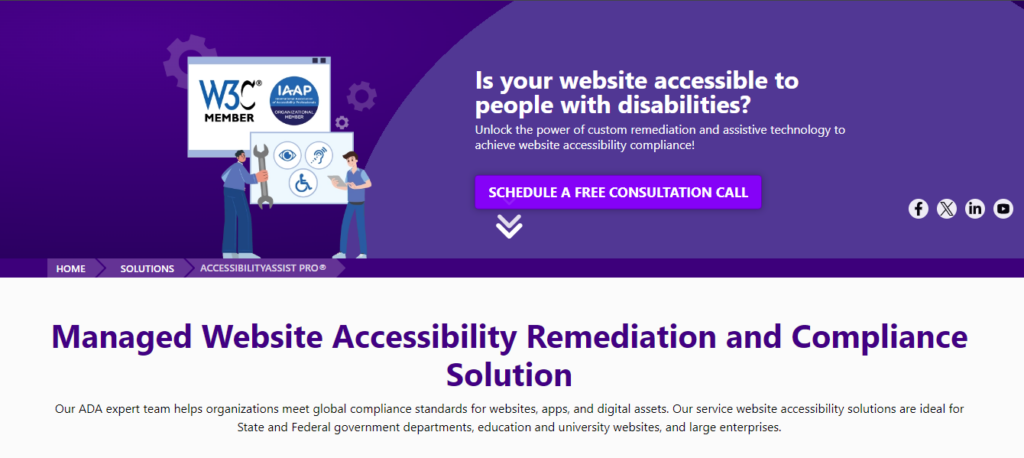 accessibility assist pro solution