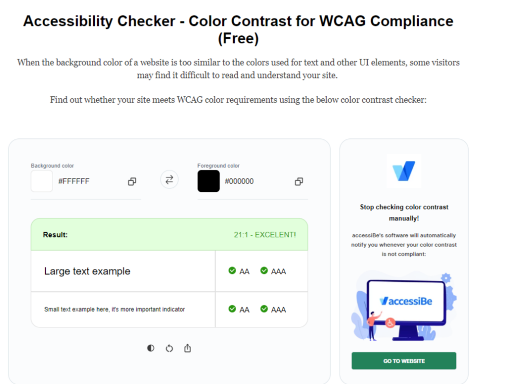 color blind accessibility - accessibility checker