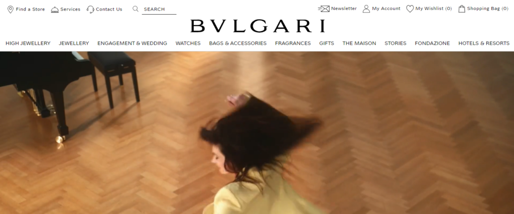 bvlgari website