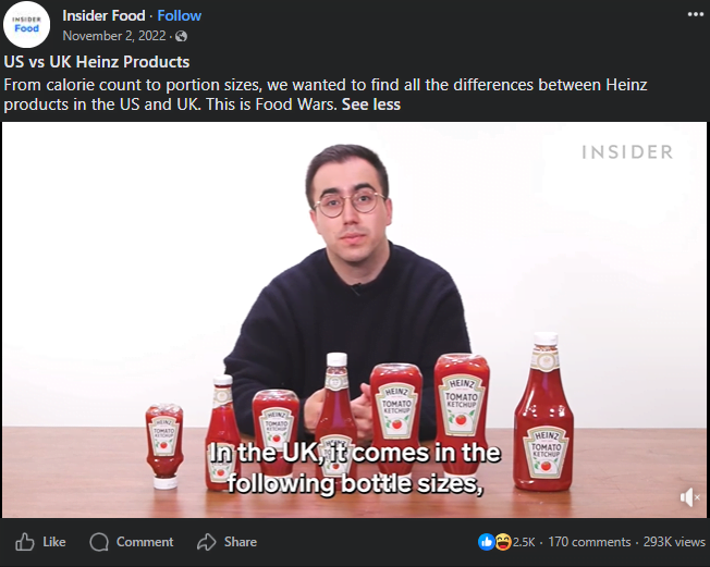 Insider food social media accessibility