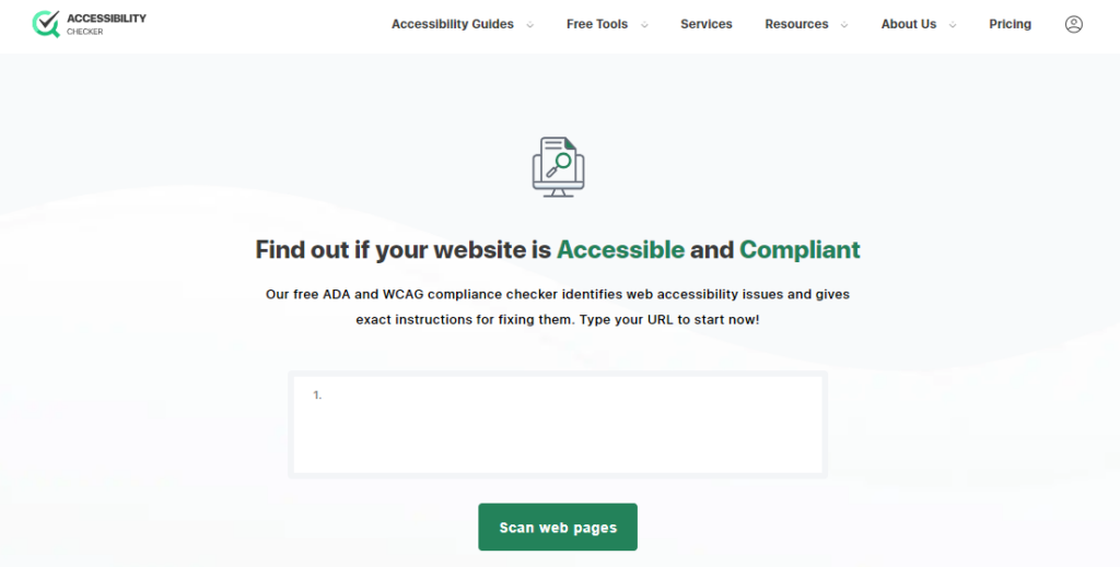 accessibilitychecker scanning software