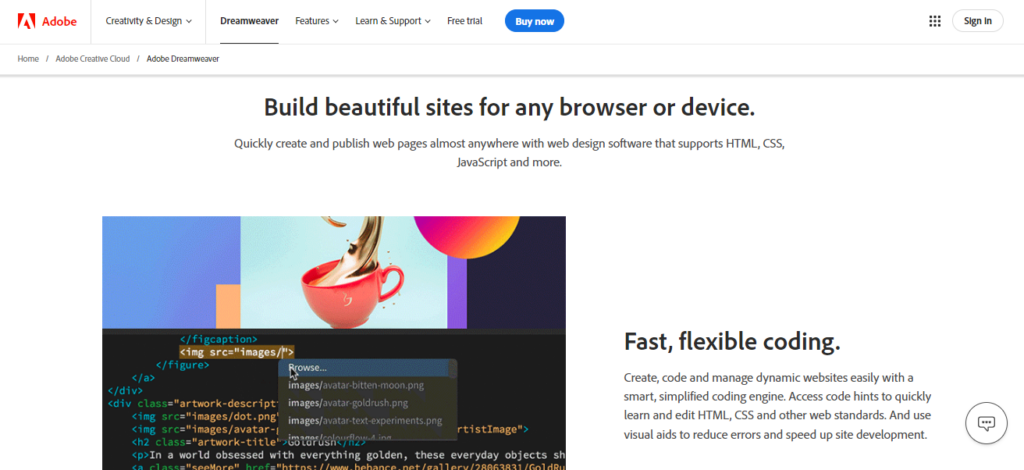 dreamwaver accessibility