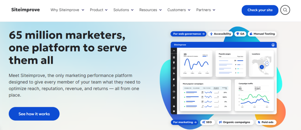 siteimprove website