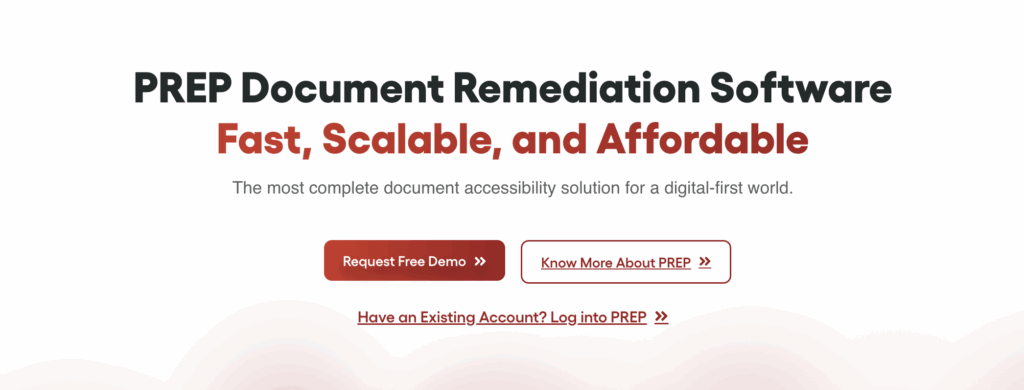 prep software website screenshot