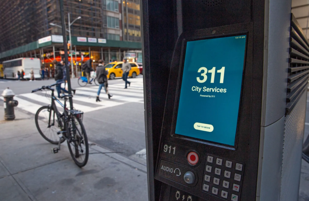 accessible kiosk in New York