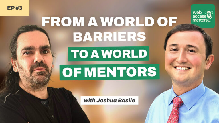 Podcast Episode Thumbnail - From a World of Barriers to a World of Mentors