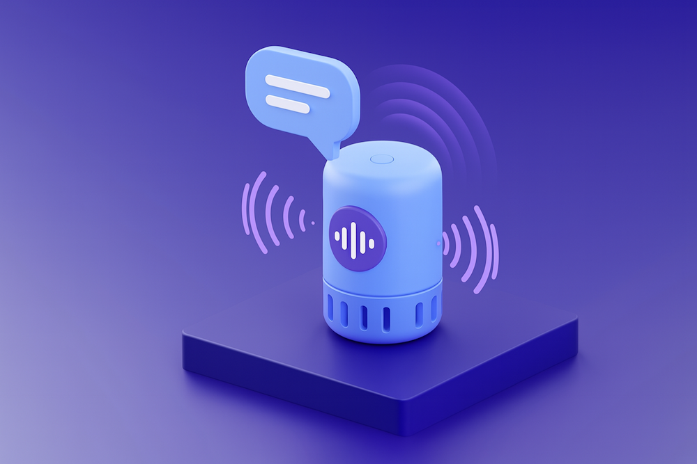 voice assistant illustration