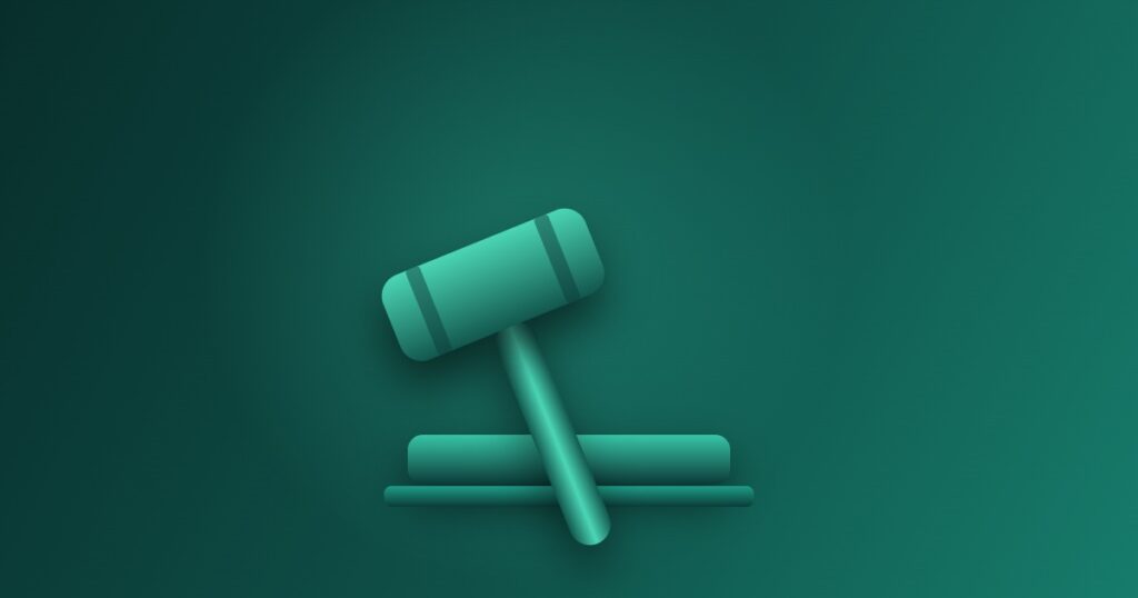 illustration of a gavel